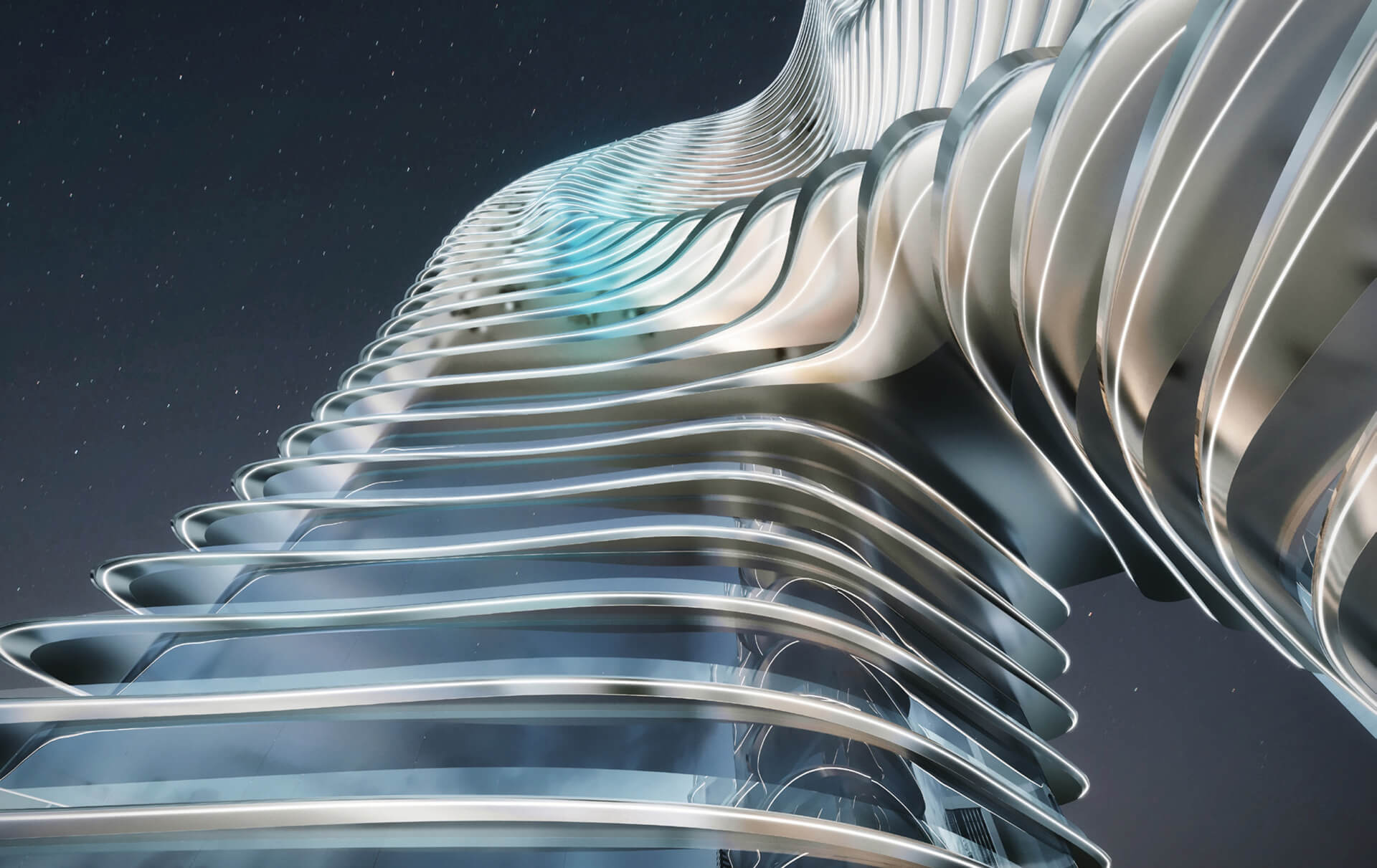 Архитектура Bugatti Residences by Binghatti